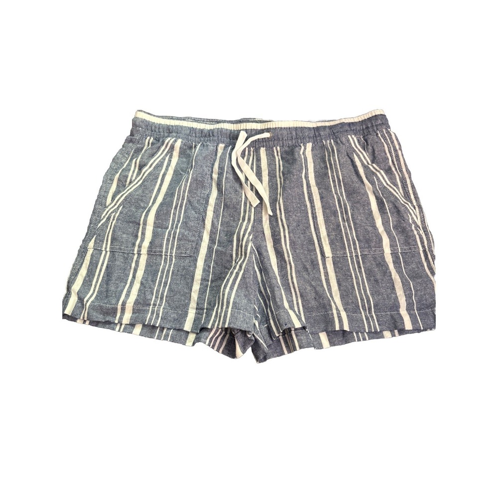 Nautica Women's Linen Blend Pull-On Short Size Large